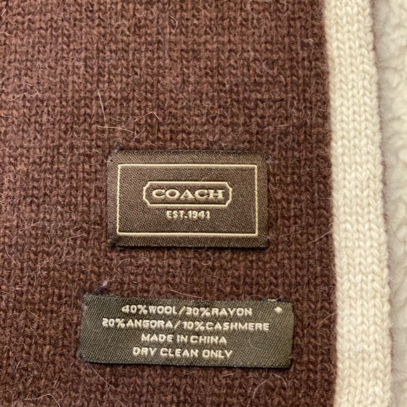 Coach reversible scarf - Picture 6 of 6